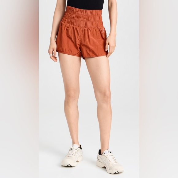 NWOT - Free People Movement The Way Home Shorts in Red Earth - Various Sizes - Picture 1 of 5